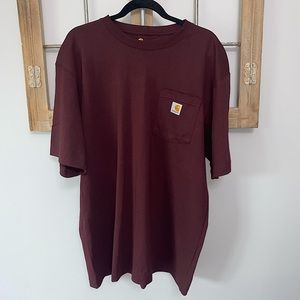 Carhartt maroon Men’s T-shirt